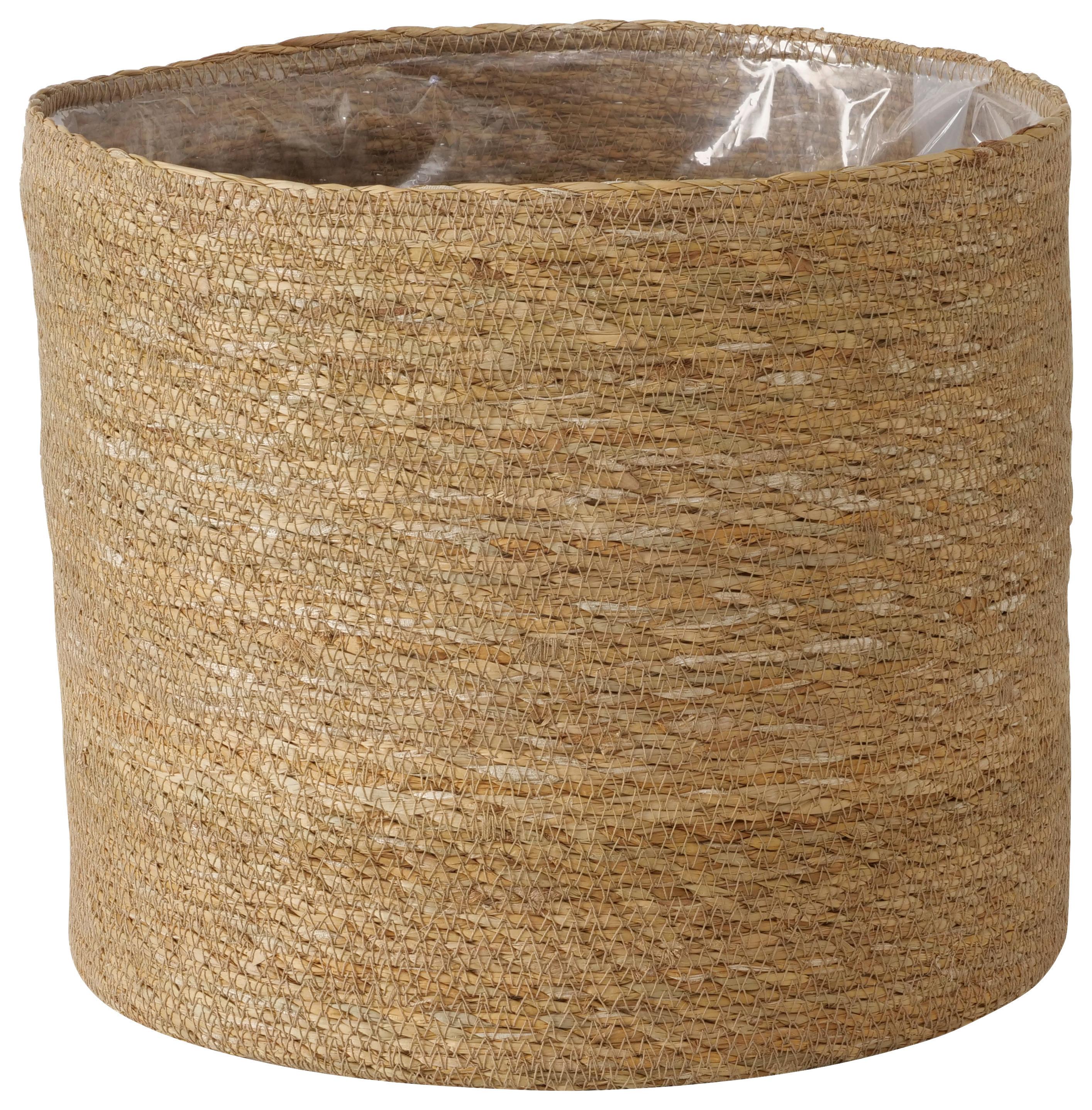 Kvetináč -M- - prírodná farba, Konventionell, prírodné materiály (28/24cm) - Mömax