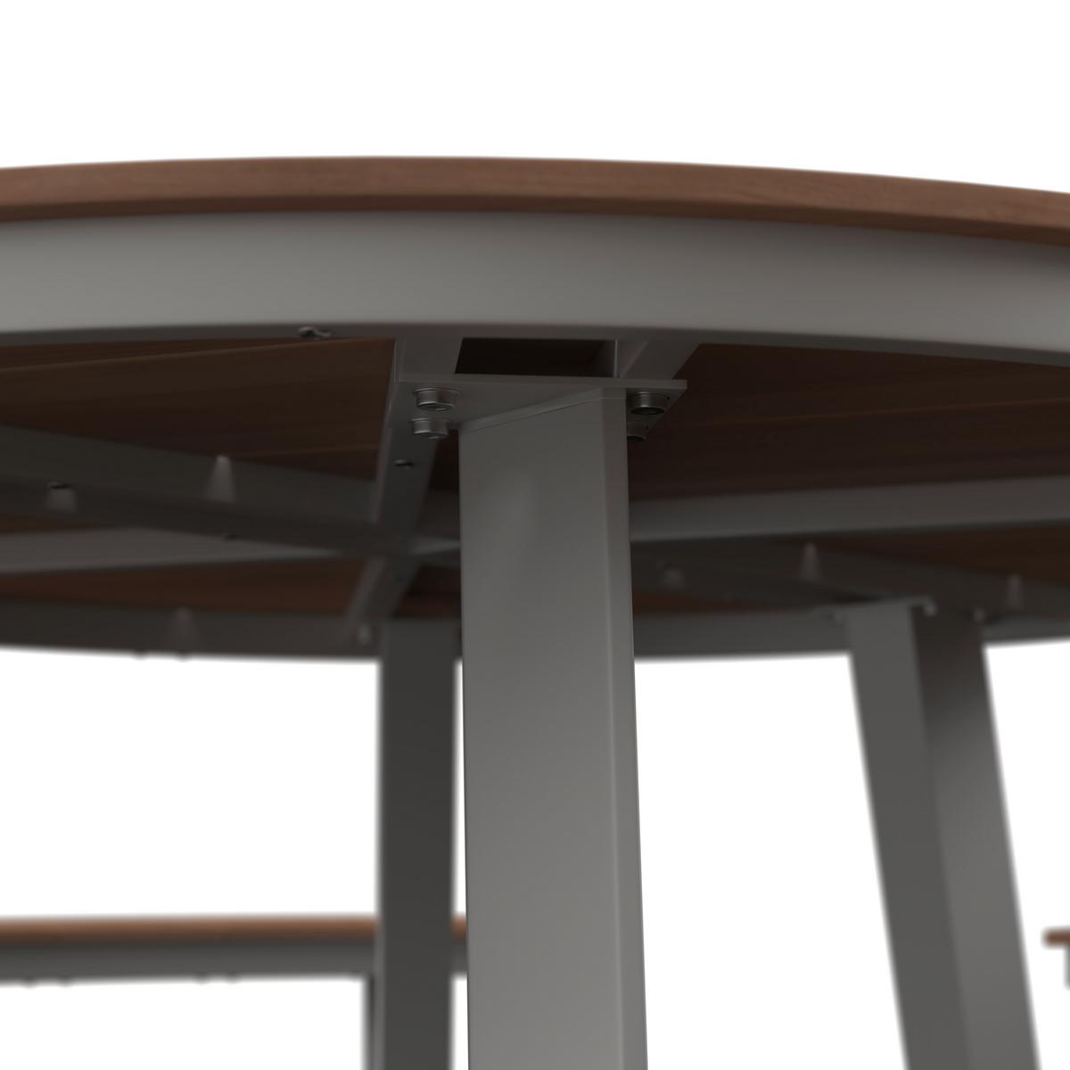 GARTENSET WELLINGTON - Hellgrau/Naturfarben, MODERN, Kunststoff/Metall (239/75cm) - Beldano
