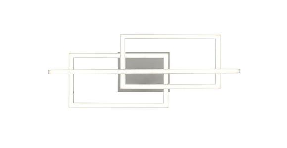 Led-deckenleuchte Nevi - Chromfarben/Silberfarben, MODERN, Kunststoff/Metall (63/24,5/7,7cm) - Luca Bessoni
