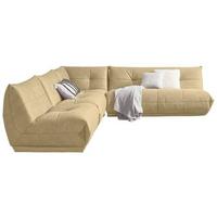 Ecksofa Giselle Beige S: 315x285 Cm - Beige, Trend, Textil (315/285cm) - Livetastic