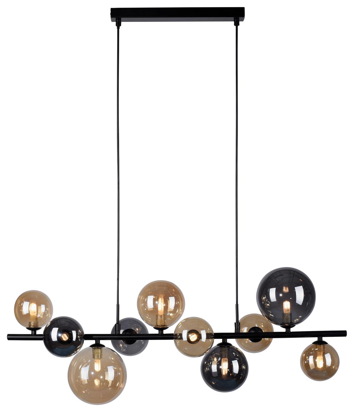 Hängeleuchte Popsicle H: 120 Cm 10-Flammig - Basics, Kunststoff/Metall (86/15/120cm)