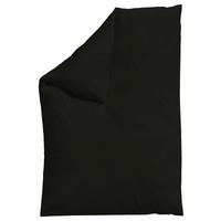 Bettdeckenbezug Woven Satin - Schwarz, Basics, Textil (135-140/200cm) - Schlafgut
