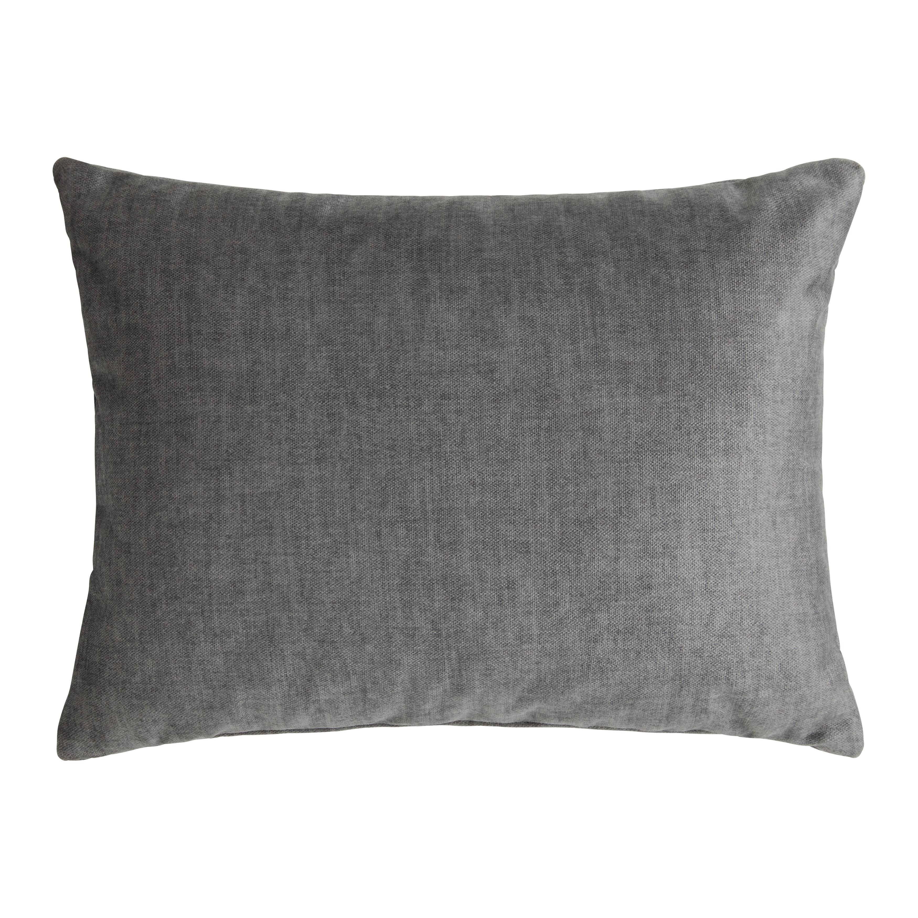 Dekorační polštář SANFINO, grafitová - barvy grafitu, Konvenční, textil (55/40cm) - Premium Living