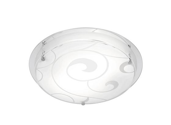 Deckenleuchte Erik - Weiß, KONVENTIONELL, Glas/Metall (32/8cm) - OMBRA Deckenleuchte Erik - Weiß, KONVENTIONELL, Glas/Metall (32/8cm) - OMBRA
