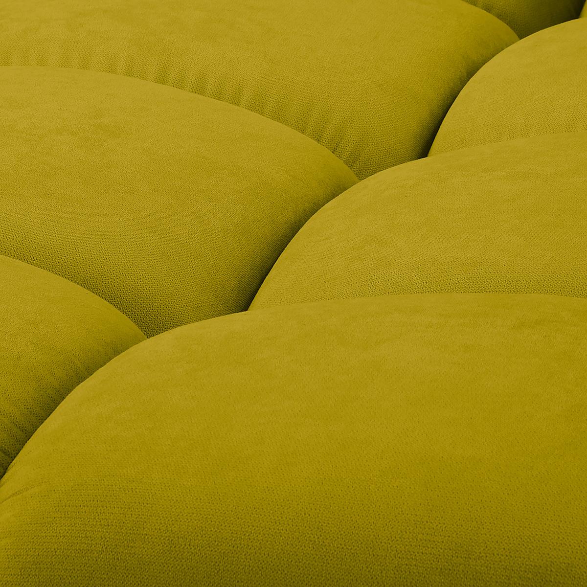 Ecksofa Azzuro Grün S: 256x175 Cm - Silberfarben/Grün, Design, Textil (256/175cm) - Livetastic