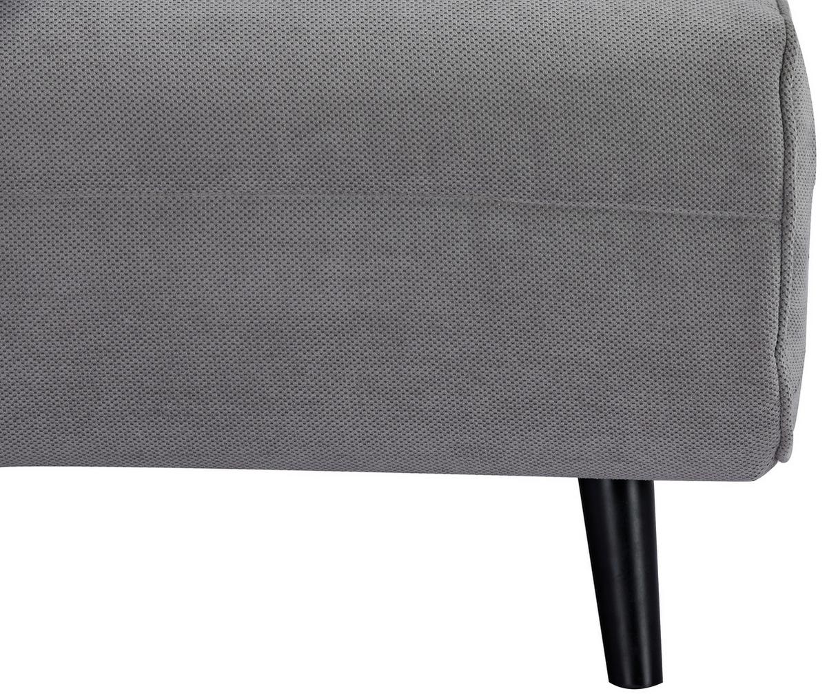 Rozkladacie kreslo SVEN 100, sivá / modrá - čierna/sivá, Modern, drevo/textil (101/81/90cm)