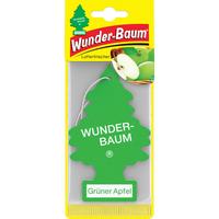 Autóillatosító Wunderbaum Zöld Alma - világoszöld, fa