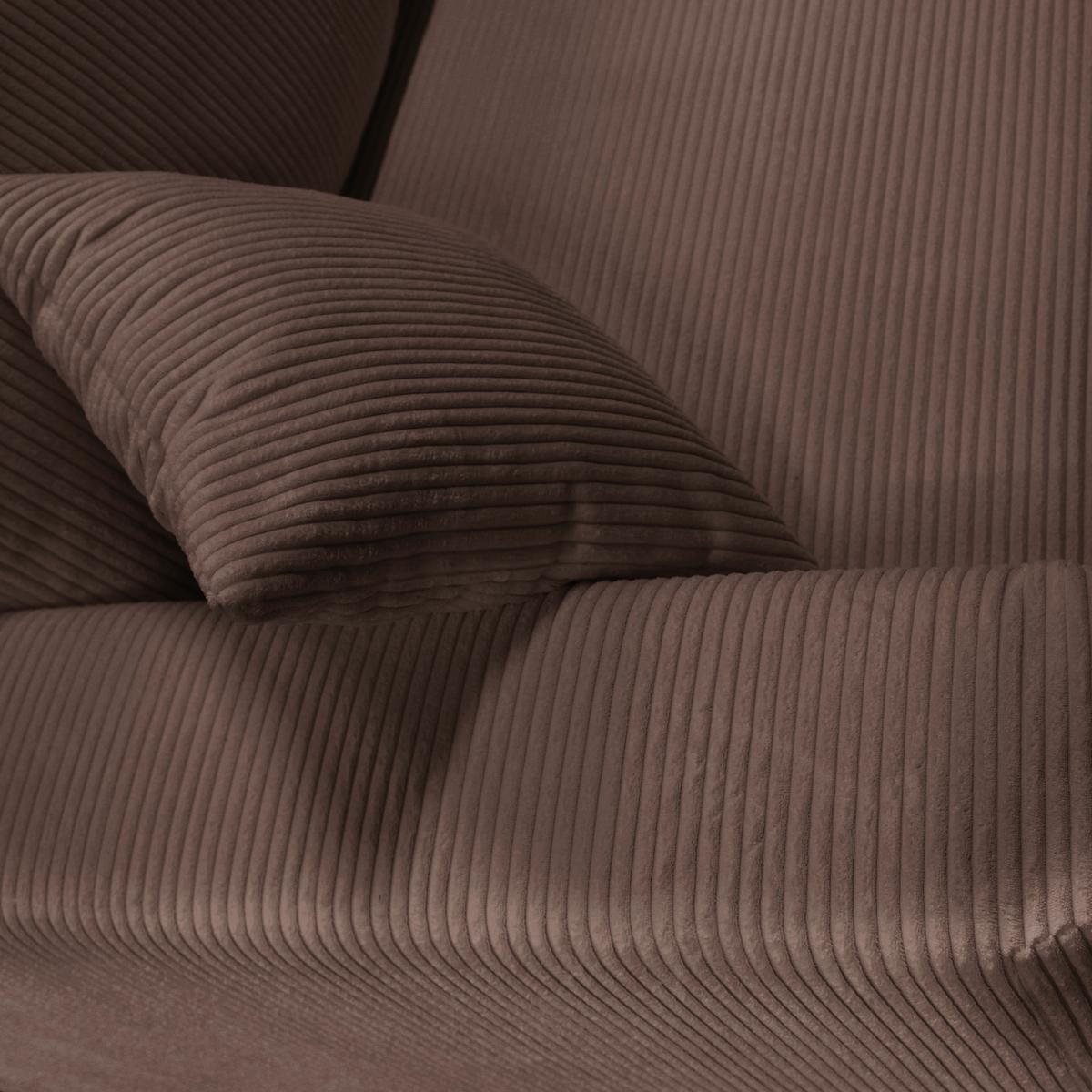 Schlafsofa Ralf Braun B: 232cm - Silberfarben/Braun, Design, Textil (232/88/105cm) - MID.YOU