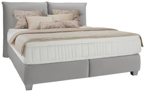 Posteľ boxspring Fog 160x200cm,šedá - sivá/strieborná, Lifestyle, textil/plast (160/200cm) - Premium Living