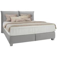 Postel boxspring Fog 180x200cm,šedá - šedá/barvy stříbra, Lifestyle, textil/plast (180/200cm) - Premium Living