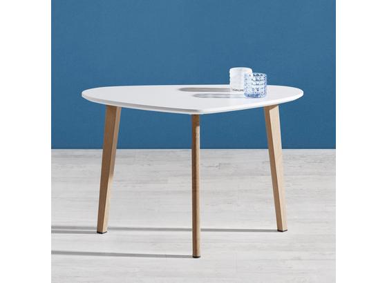Konferenčný Stolík Kimi - biela/farby buku, Moderný, kov/drevo (40/70/46,5cm) - Mömax modern living Konferenčný Stolík Kimi - biela/farby buku, Moderný, kov/drevo (40/70/46,5cm) - Mömax modern living