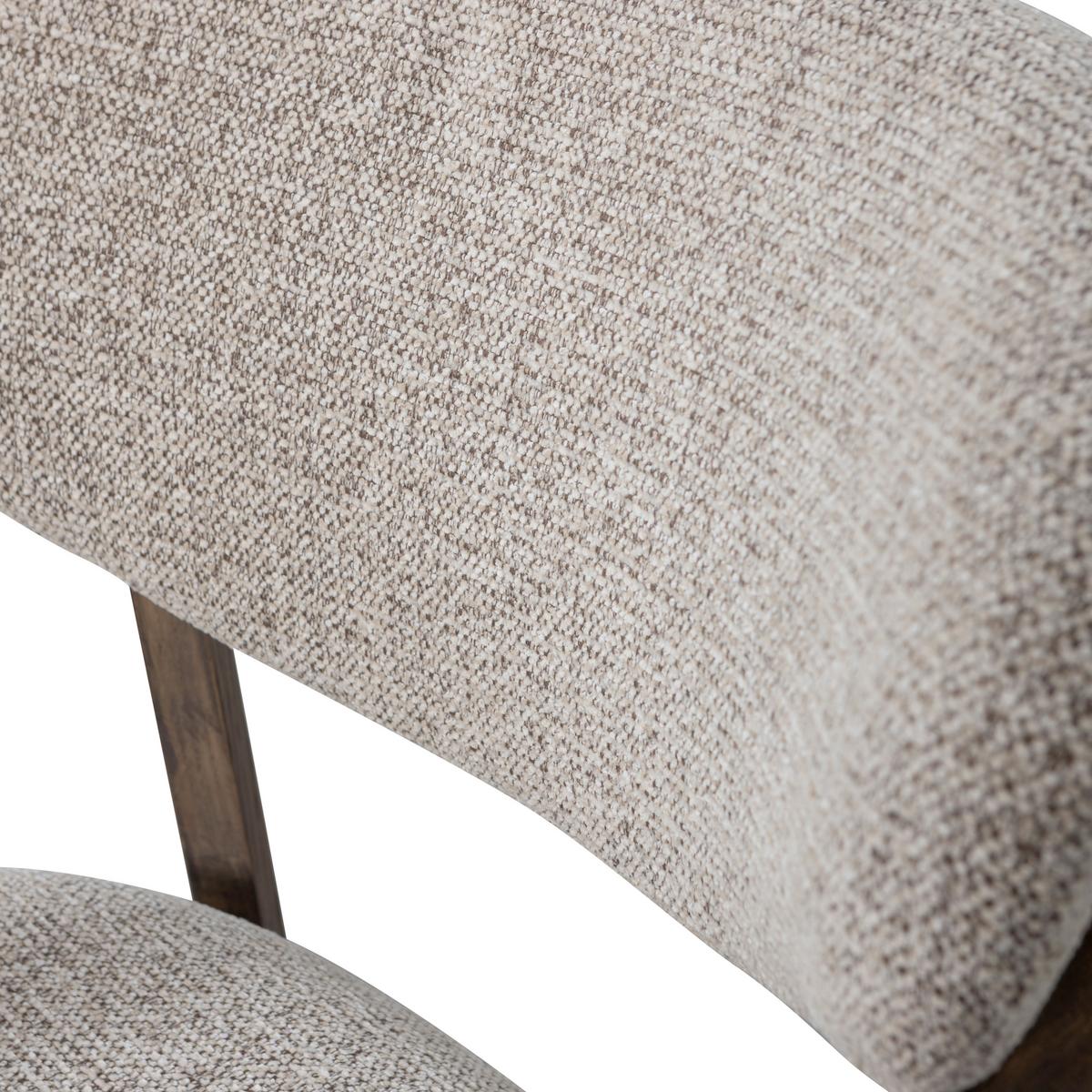 Sessel Udar Braun B: 68cm - Braun, Design, Holz/Textil (68/76/75cm) - Livetastic