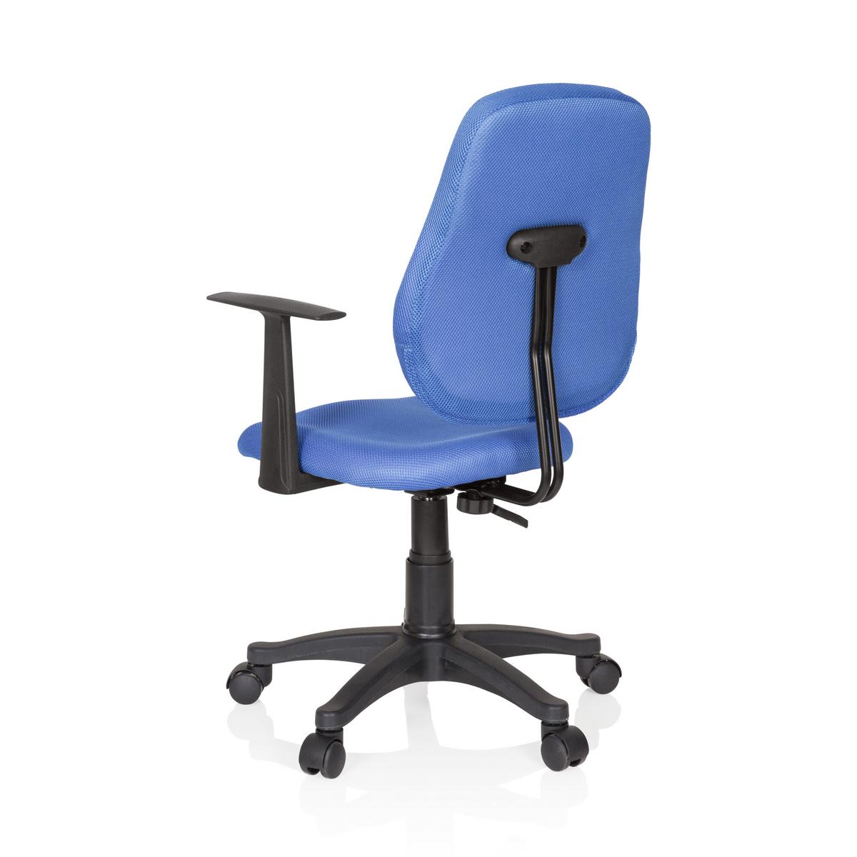Jugenddrehstuhl Kiddy Style Blau/Schwarz - Blau/Schwarz, Basics, Kunststoff (56/89-99/50cm) - MID.YOU