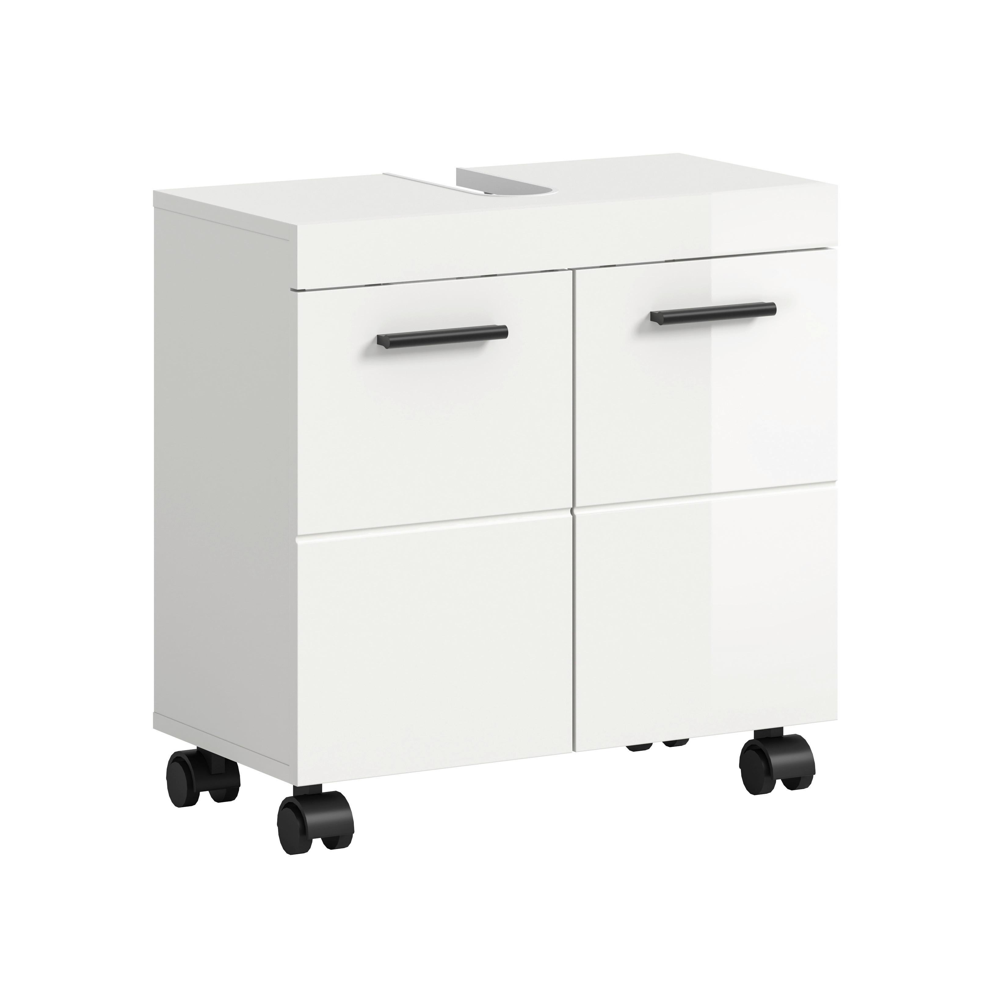 Waschbeckenunterschrank Nova Weiß B: 60cm