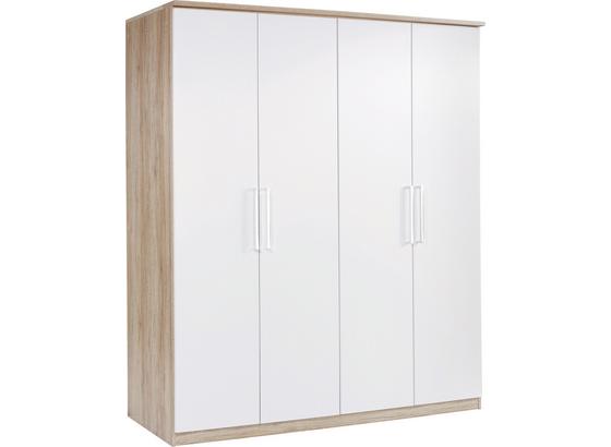 Šatná Skriňa Wien - farby dubu/biela, Konvenčný, kompozitné drevo (181/212/56cm) Šatná Skriňa Wien - farby dubu/biela, Konvenčný, kompozitné drevo (181/212/56cm)