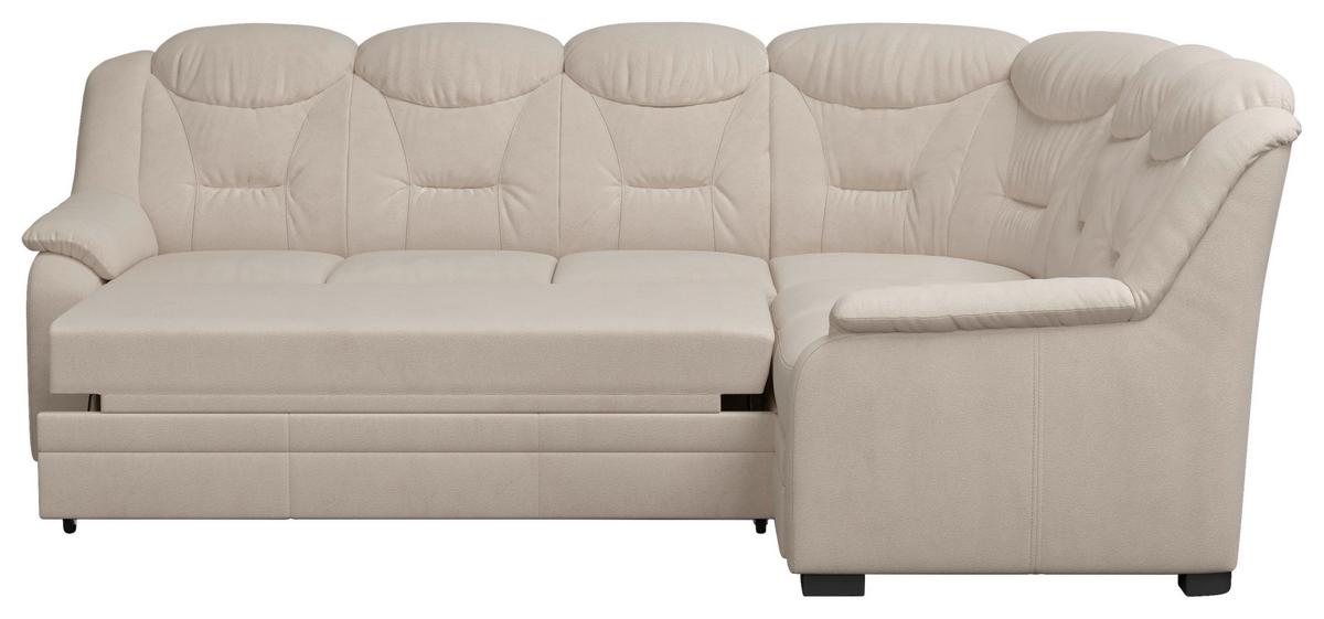 Ecksofa Marcus Beige S: 263x211 Cm - Beige/Schwarz, Basics, Textil (263/211cm) - MID.YOU