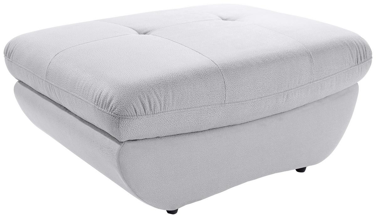 Taburetka s úložným priestorom Park, svetlosivá - čierna/svetlosivá, Modern, textil/plast (107/43/75cm) - Luca Bessoni