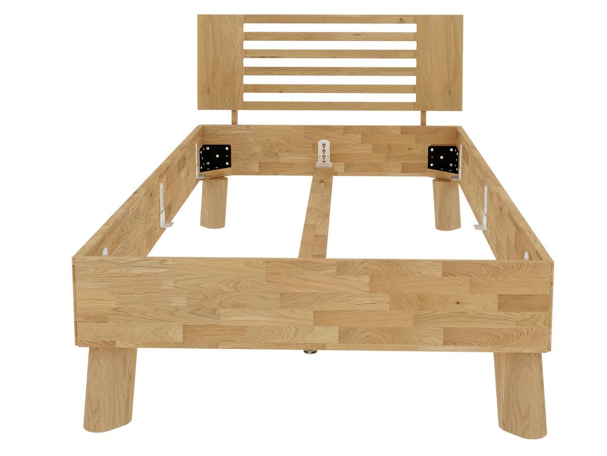 Bett Como Naturfarben /wildeiche 100x200cm - Wildeiche/Naturfarben, MODERN, Holz (100/200cm) - MID.YOU