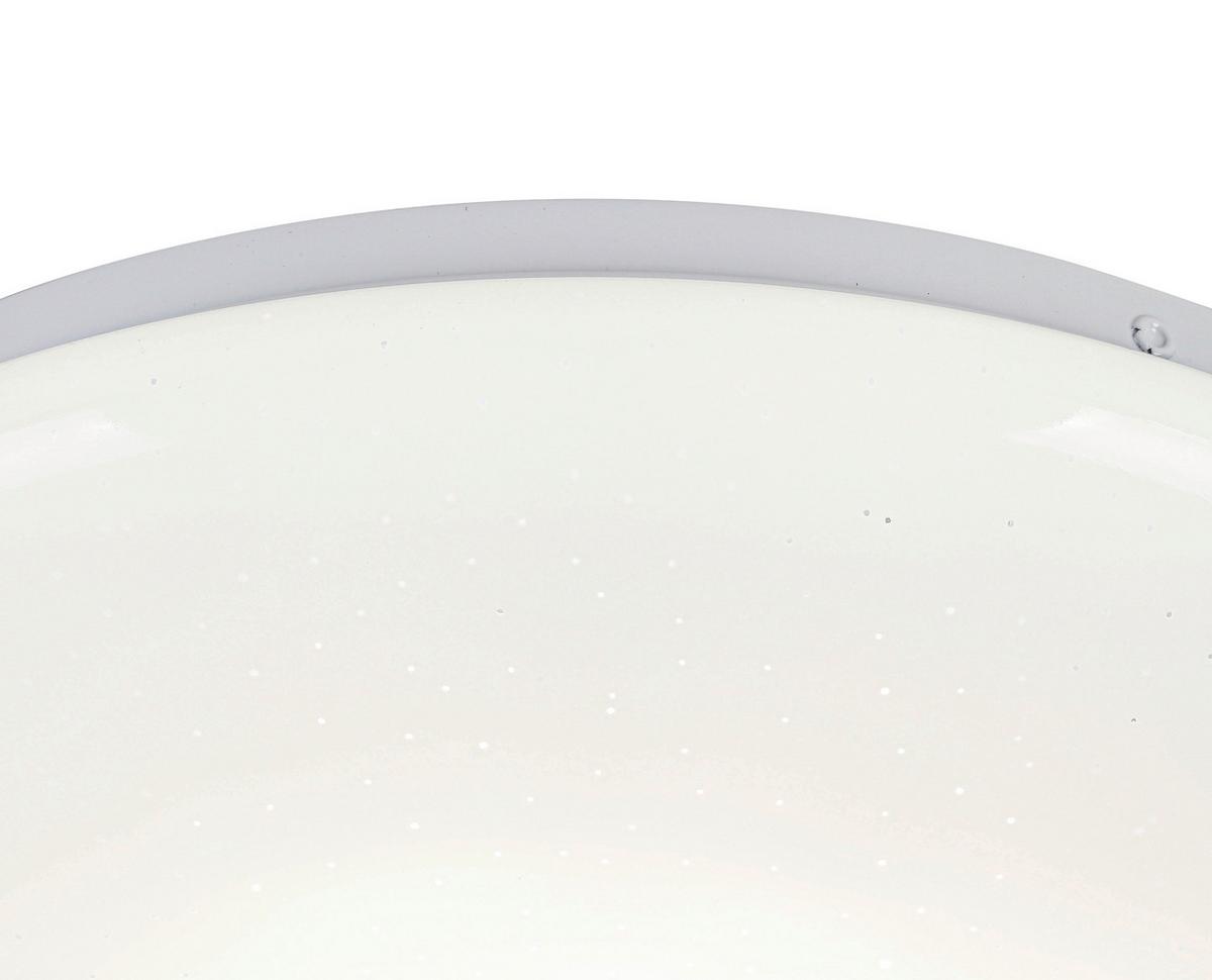 STROPNÉ LED SVIETIDLO ISKRI - biela, Modern, kov/plast (33/6,5cm) - Mömax