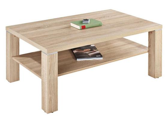 Couchtisch Coffee mit Ablage in Eiche Sonoma Dekor - Eichefarben, KONVENTIONELL (110/45/67cm) Couchtisch Coffee mit Ablage in Eiche Sonoma Dekor - Eichefarben, KONVENTIONELL (110/45/67cm)
