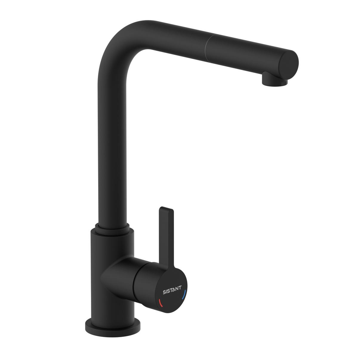 KÜCHENARMATUR SISTANT OSLO - Schwarz, Basics, Metall (5,4/32,5/27cm) - Sistant