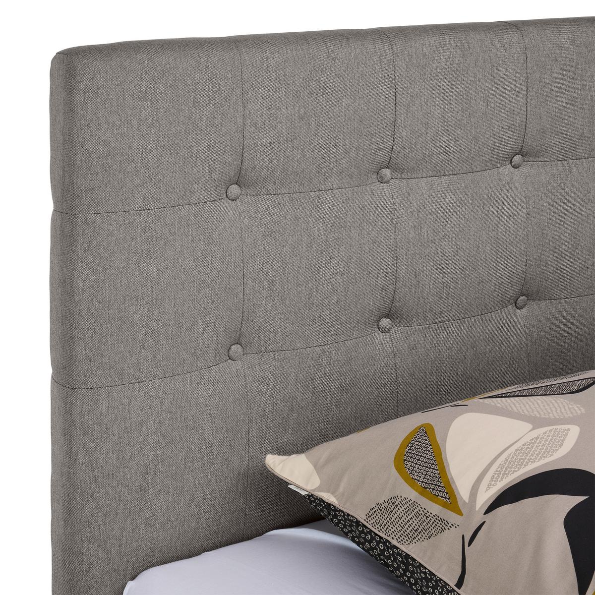 Polsterbett Mit Lattenrost 180x200 Livorno, Hellgrau - Hellgrau, MODERN, Holz/Textil (180/200cm) - Carryhome