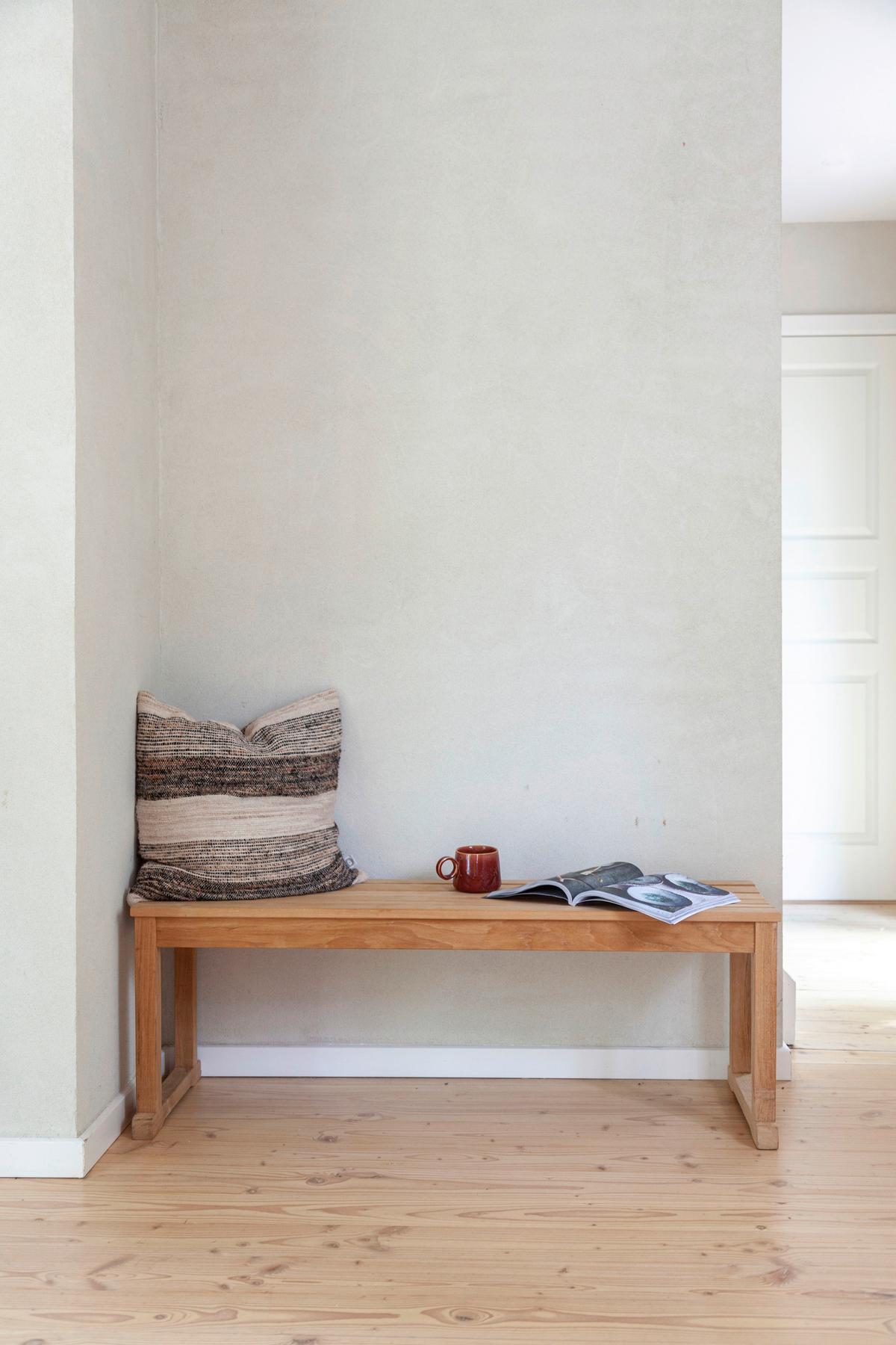 Sitzbank Echtholz Teakfarben Vega BxHxT: 120x43x40 cm - Teakfarben, KONVENTIONELL, Holz (120/43/40cm) - MID.YOU