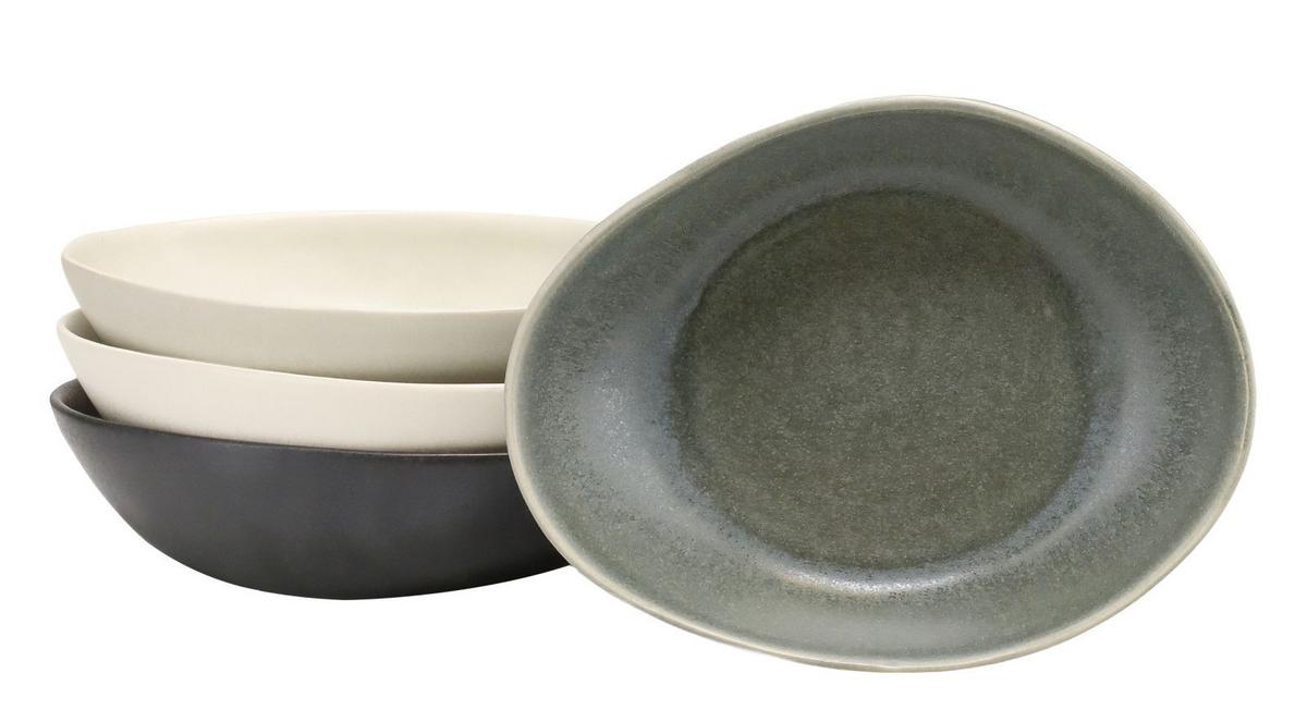 Müslischalenset Keramik Multicolor 4-Teilig - Multicolor, Basics, Keramik (20,5/16,5/5,2cm) - Creatable