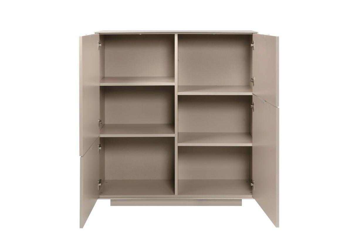 Kommode Sivas Sandfarben B: 107cm - Sandfarben, Design, Holzwerkstoff (107/115/37,5cm) - MID.YOU