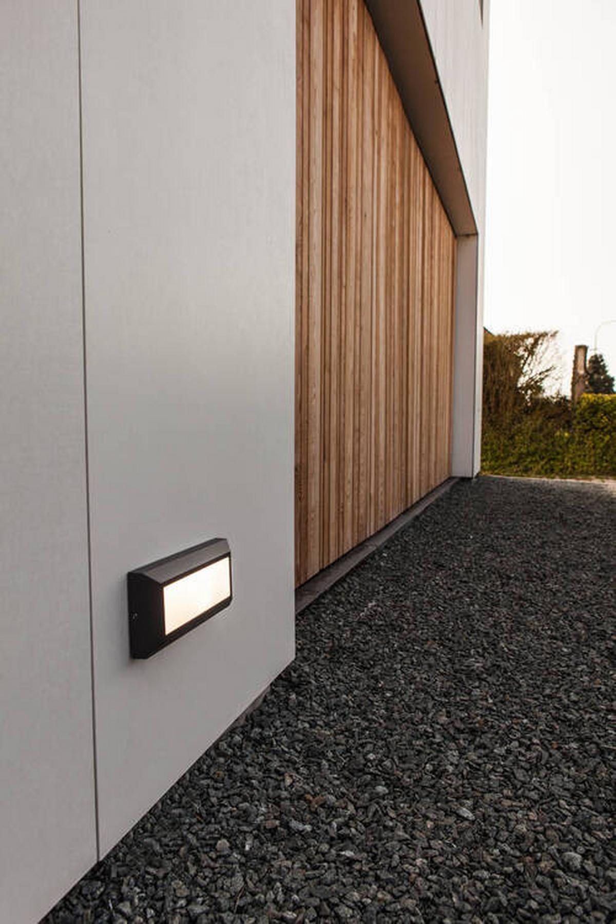 Led-außenleuchte 5191601118 Helena - Anthrazit/Opal, Design, Kunststoff/Metall (23/10,1/3,2cm)