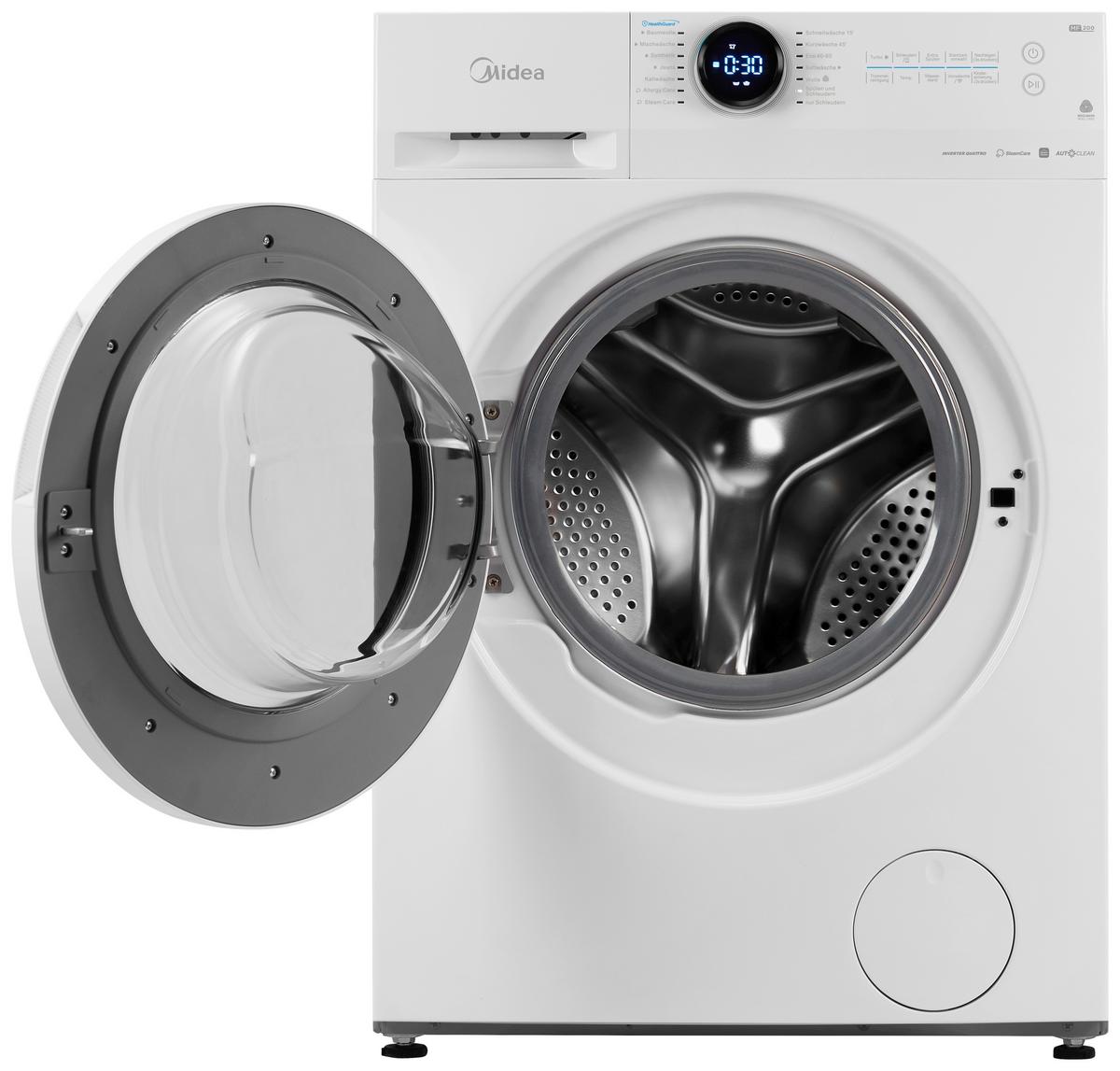 Waschmaschine Mf200w100wb-Wd - Weiß, Basics, Kunststoff/Metall (59,5/85/56,5cm) - Midea