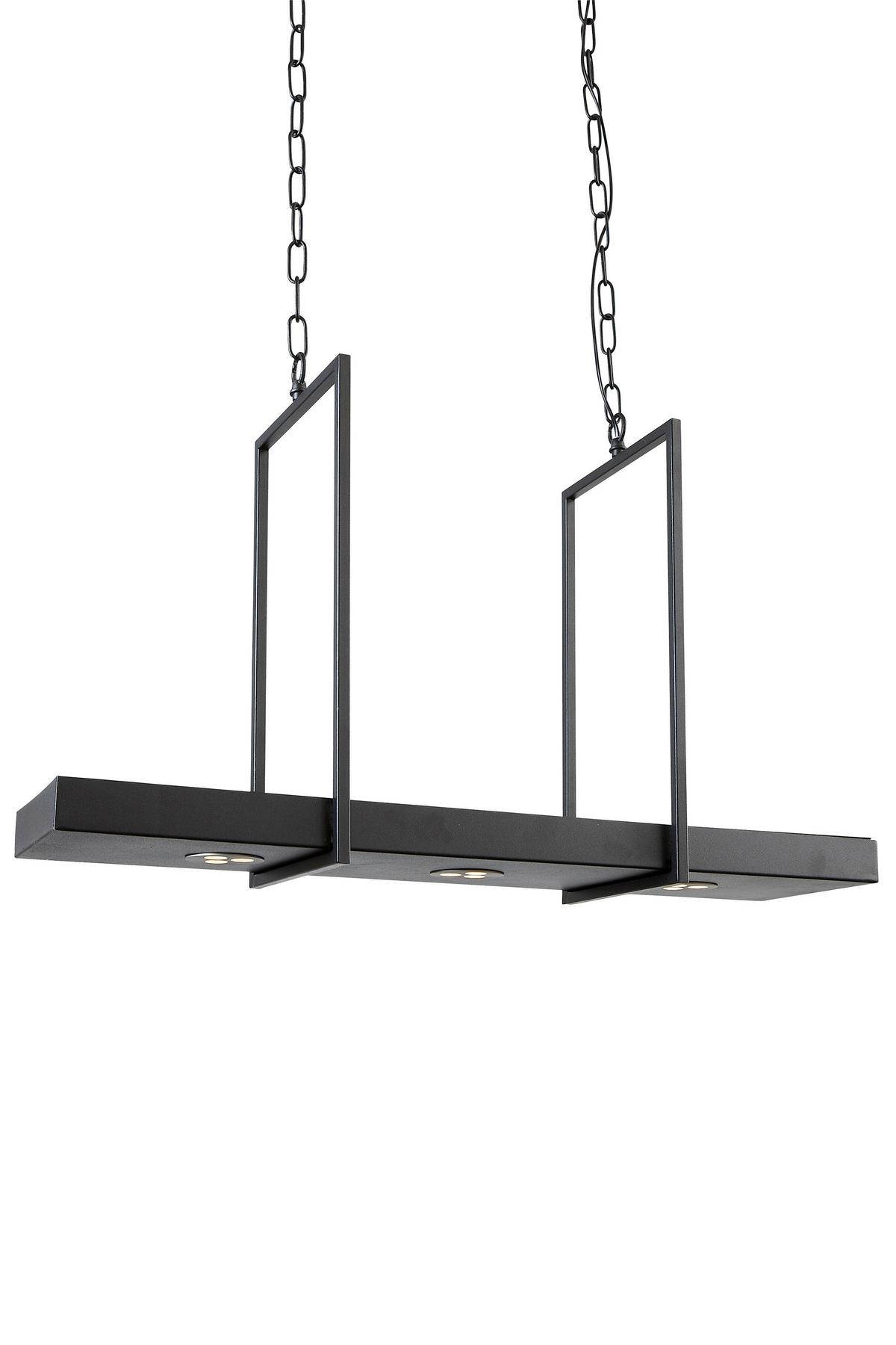 Pendelleuchte Tray - Schwarz, Basics, Metall (22,5/80/50cm) - Markslöjd