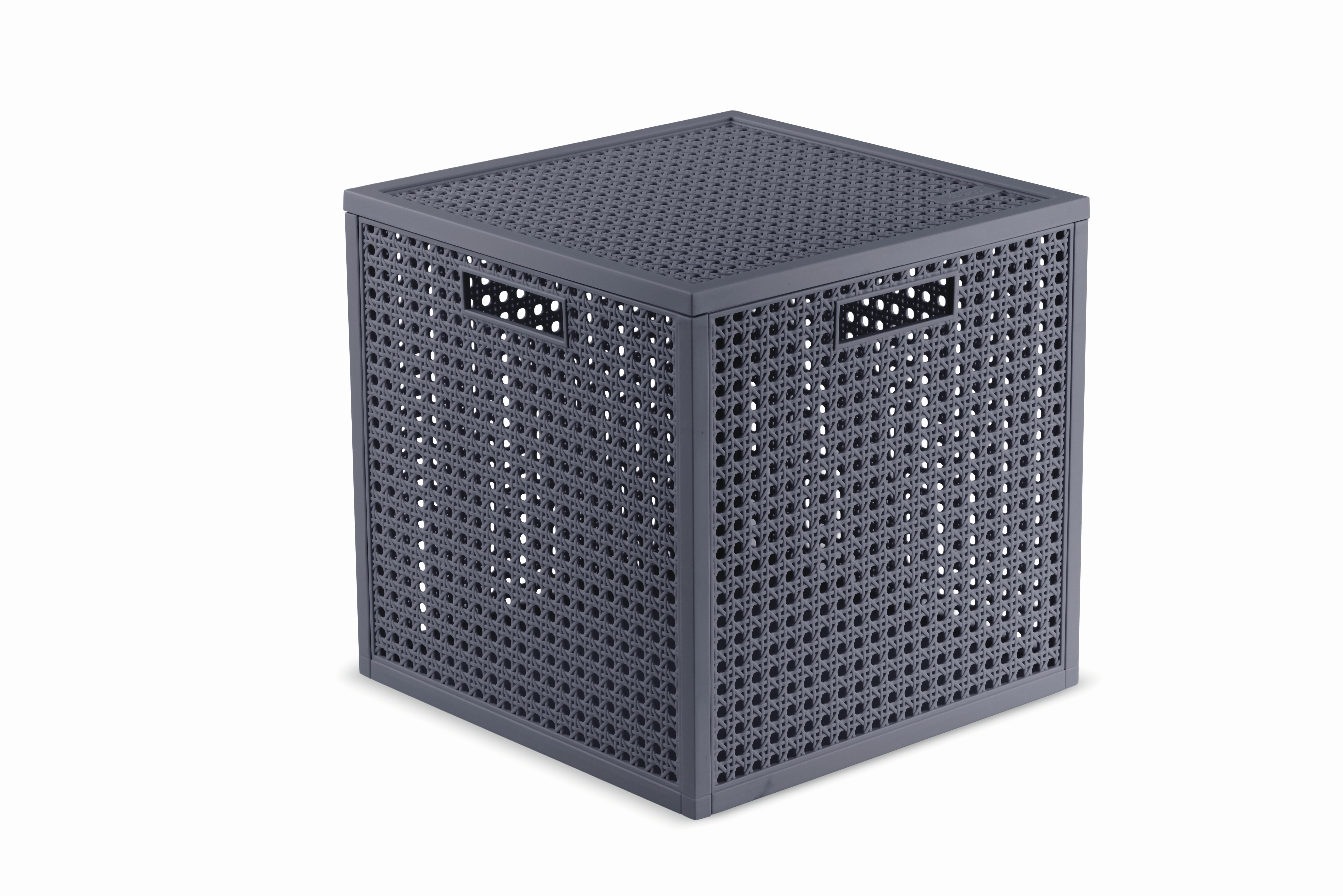 Úložný košík KAYA 19 L - sivomodrá, Basics, plast (28/28/28cm) - Curver