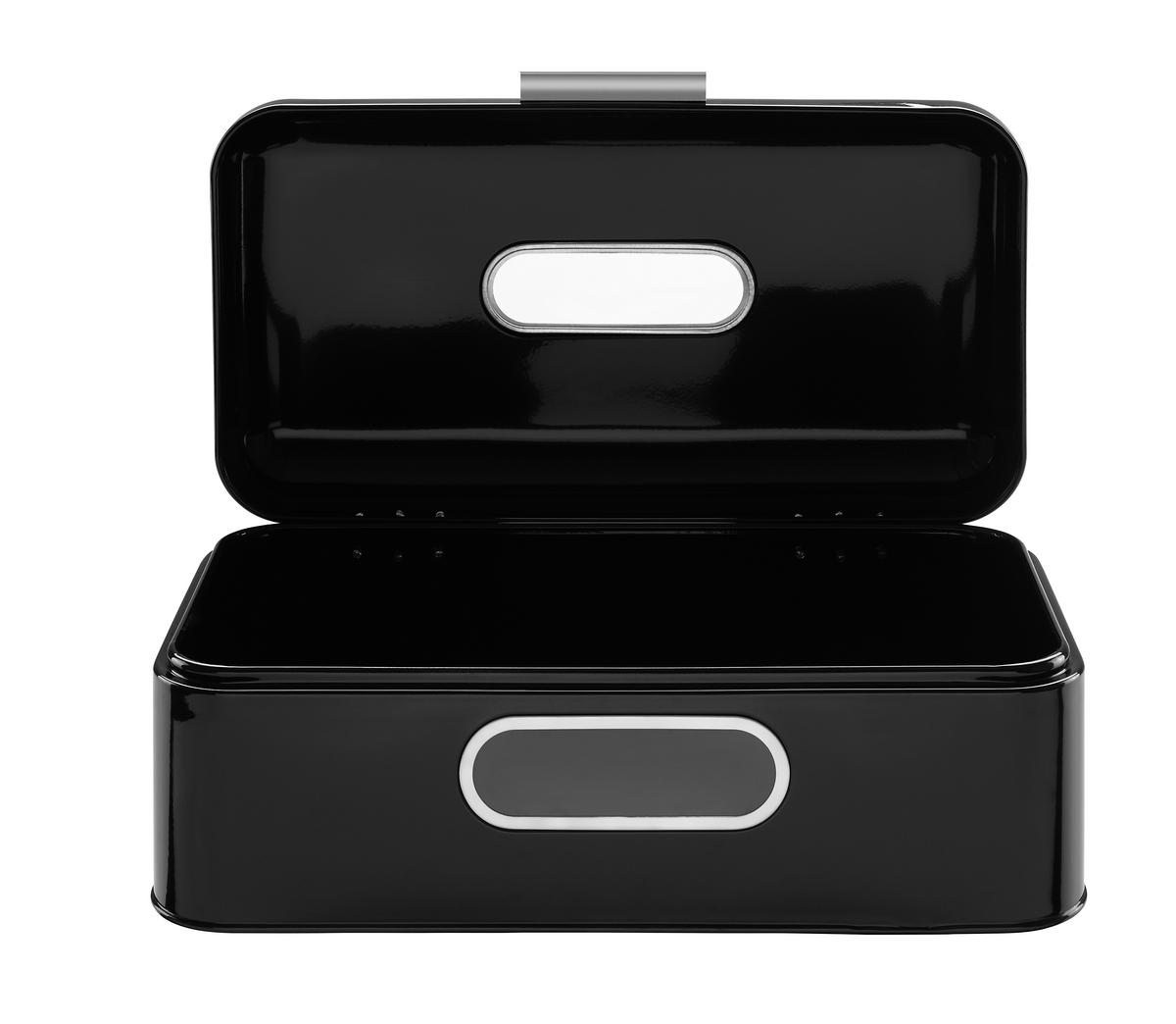 CHLEBNÍK ECHTWERK RETRO - černá, Trend, kov (42,5/23,8/17cm) - Echtwerk