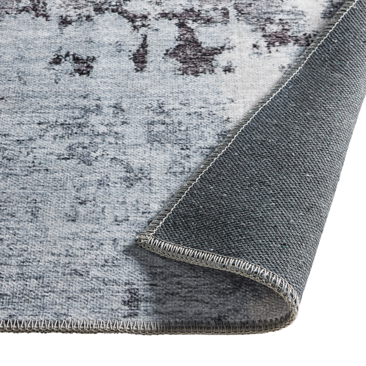 PLOCHO TKANÝ KOBEREC EDESSA 2 - sivá/krémová, Modern, textil (120/170cm) - Mömax