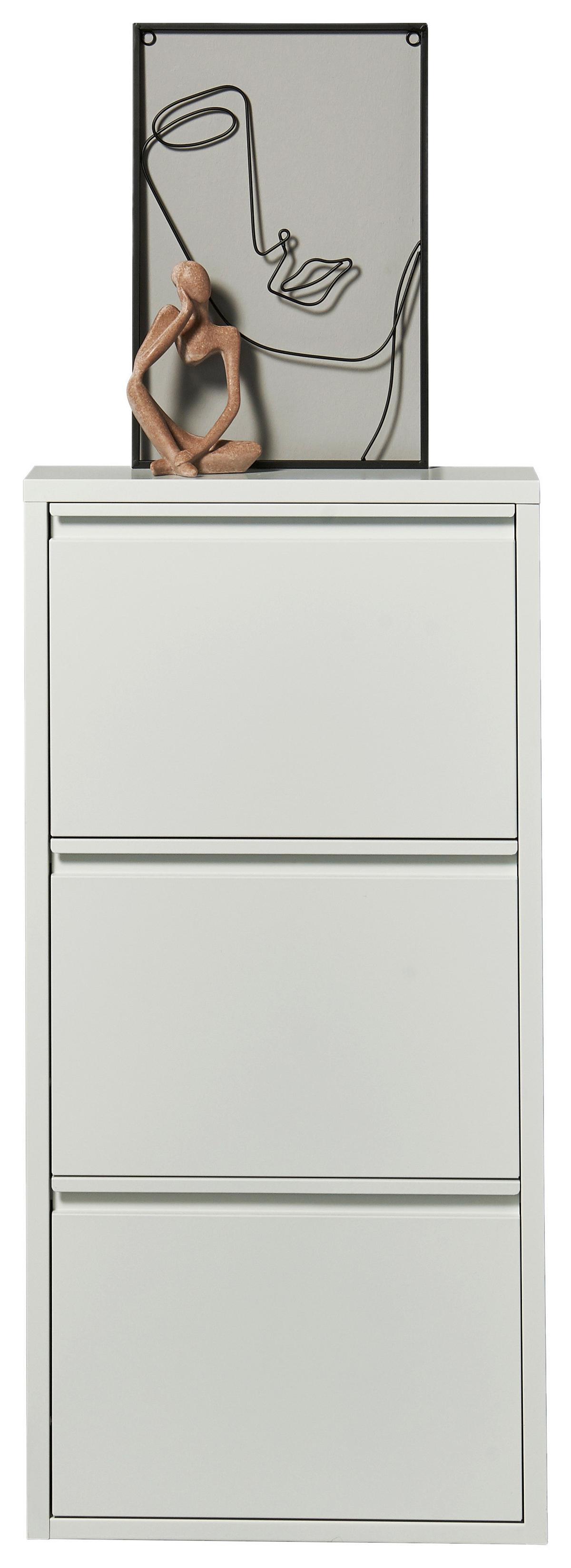 VYKLÁPĚCÍ BOTNÍK BERT - bílá, Konvenční, kov (51/104/16cm) - Mömax