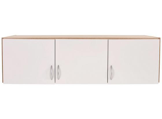 SZEKRÉNYRÁTÉT KARO-EXTRA - Tölgyfa/Fehér, konvencionális, Faalapú anyag (136/39/54cm) SZEKRÉNYRÁTÉT KARO-EXTRA - Tölgyfa/Fehér, konvencionális, Faalapú anyag (136/39/54cm)