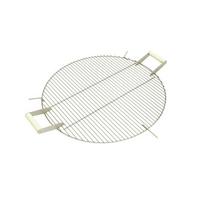 Grill-Aufsatz D: 63 cm - Edelstahlfarben/Rostfarben, Basics, Holz/Metall (63cm)