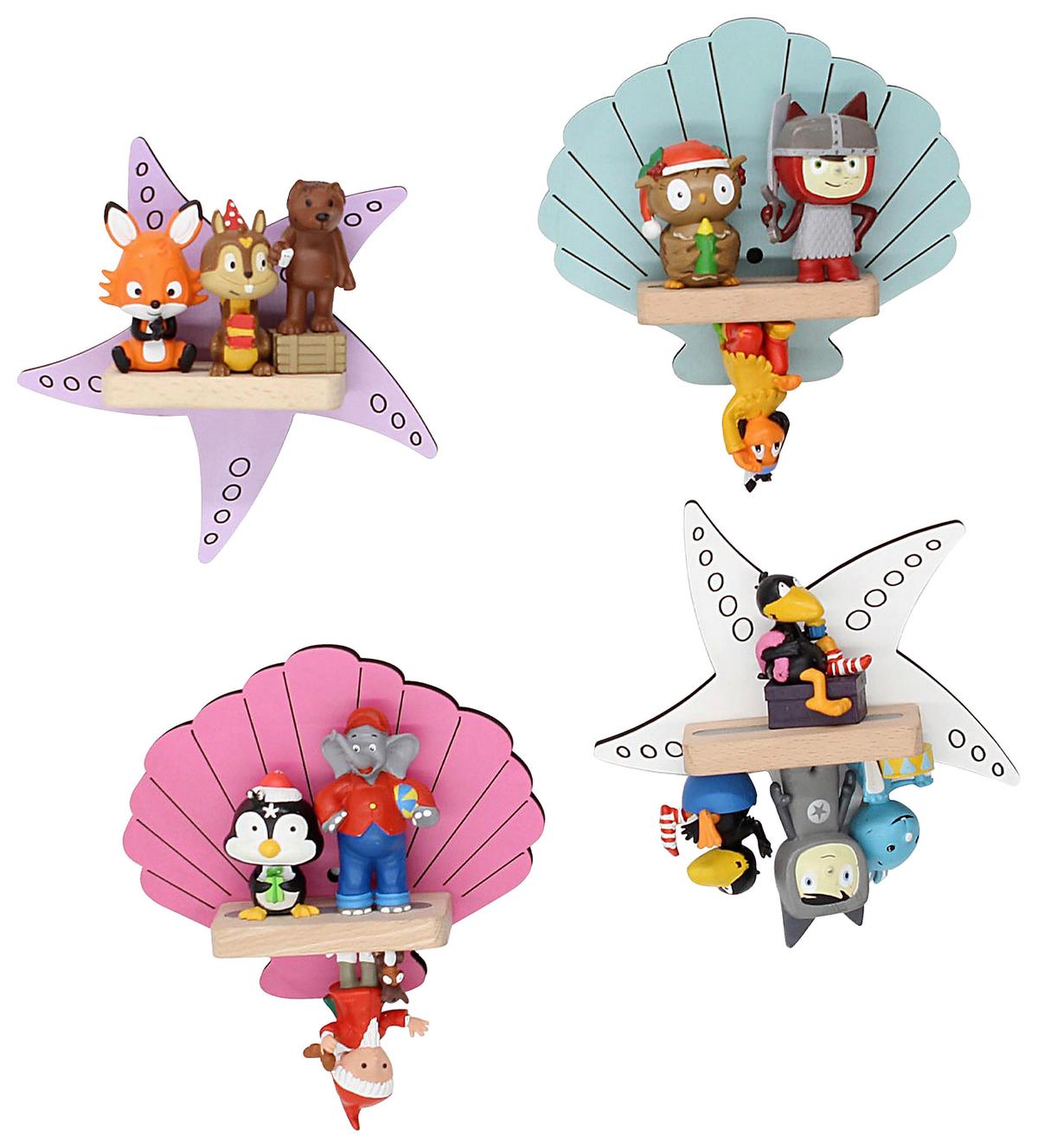 Kinderregal Boarti Multicolor B: 17 cm - Multicolor, MODERN, Holzwerkstoff (17/17/5cm) - MID.YOU