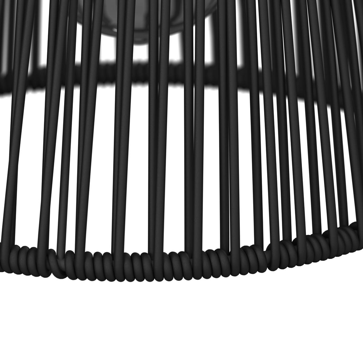 SOLÁRNE SVIETIDLO GLOW - čierna, Modern, kov/plast (20,5/26/20,5cm) - Bessagi Garden