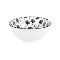Miska na müsli Shiva, Ø: 15,5cm - bílá/černá, Lifestyle, keramika (15,5/7cm) - Mömax
