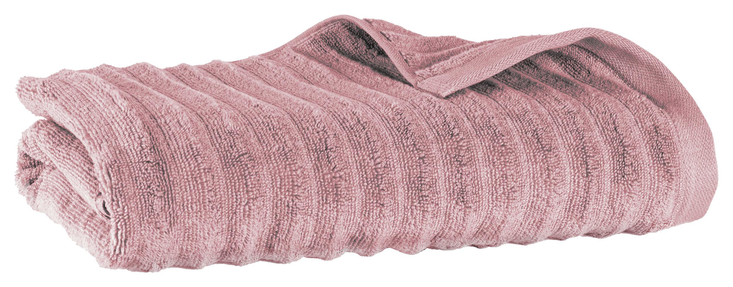 DUSCHTUCH Welle 70x140 cm Mauve