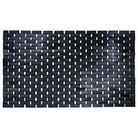 Fürdőszobaszőnyeg Bamboo Kb. 50/80cm - fekete, Modern, textil (50/80cm) - Luca Bessoni