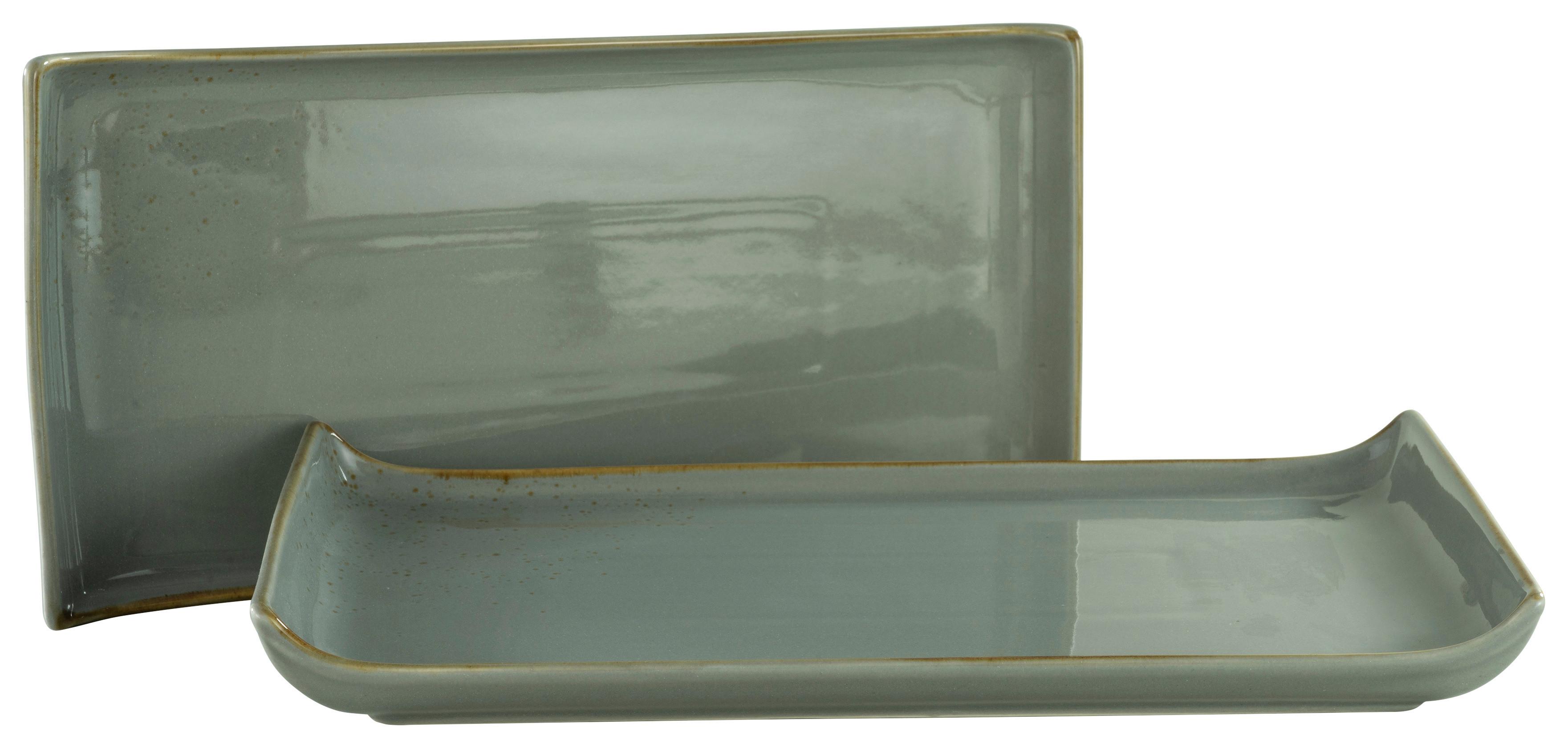 Servierplatte 33017 Nature Collection - Grau, Trend, Keramik (16,5/33cm) - Creatable
