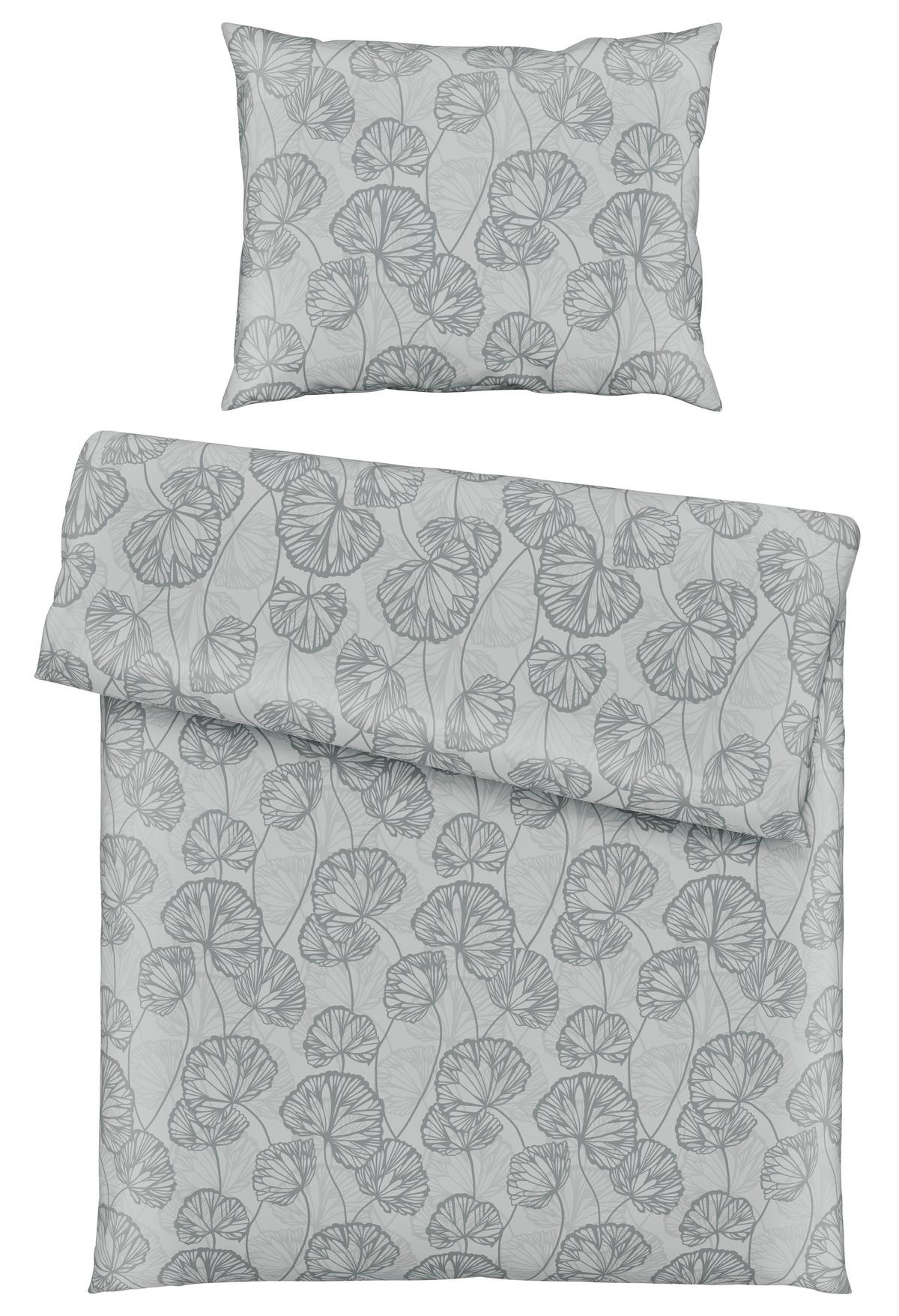 Povlečení Ethens, 70/90 140/200cm - šedá, textil (140/200cm) - Modern Living