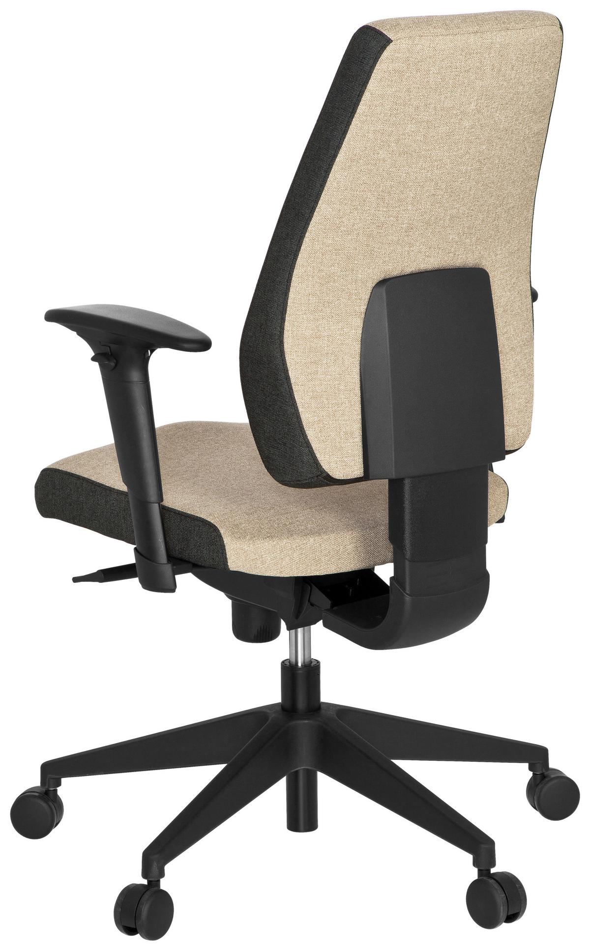 DREHSTUHL PRO-TEC 500 Beige - Dunkelgrau/Beige, MODERN, Kunststoff/Textil (56/123/47cm) - MID.YOU