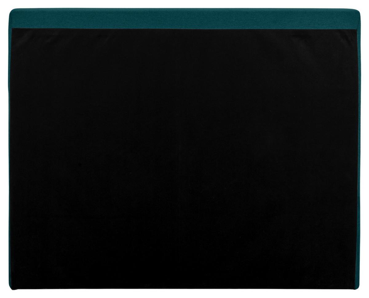 Čalouněná postel COSI 120x200 cm, petrolejová - petrolej/barvy chromu, Konvenční, kov/dřevo (120/200cm)