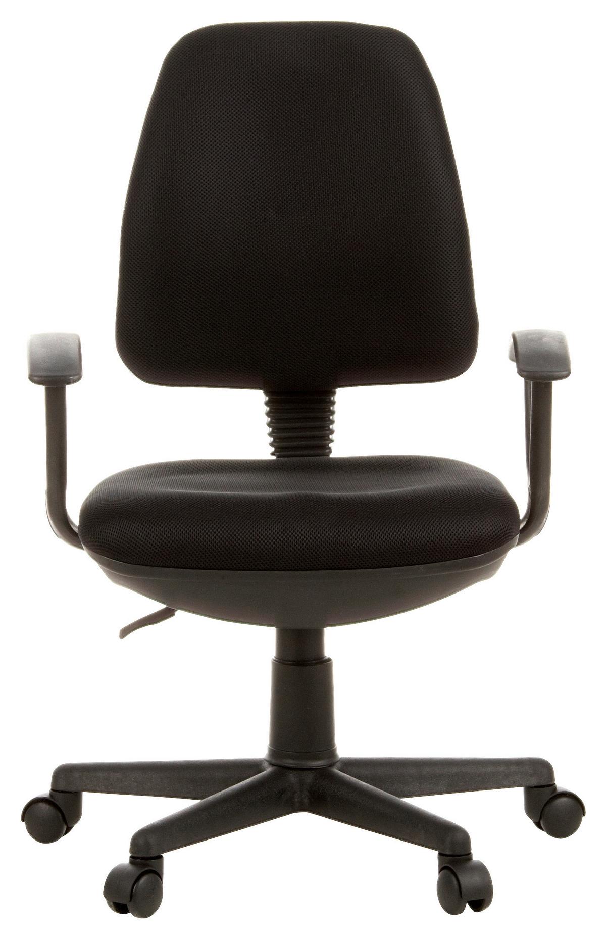 Drehstuhl City 10 Schwarz - Schwarz, MODERN, Kunststoff/Textil (57/106/44cm) - MID.YOU