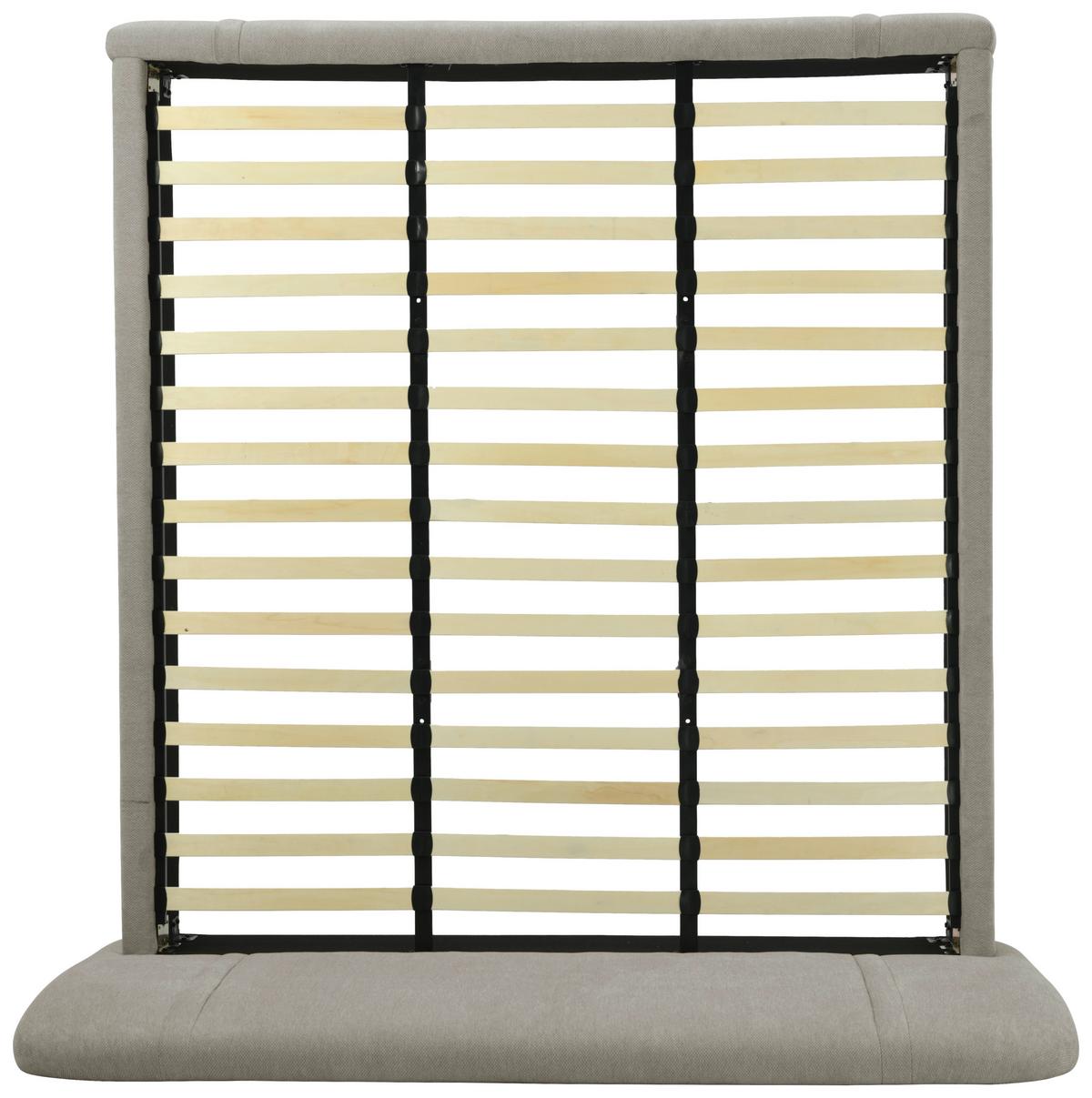 Polsterbett Leo Taupe B: 218 Cm - Taupe/Eichefarben, Design, Holz/Textil (218/114/224cm) - MID.YOU