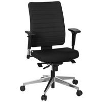 DREHSTUHL PRO-TEC 350 Schwarz - Chromfarben/Schwarz, MODERN, Kunststoff/Textil (57/123/45cm) - MID.YOU